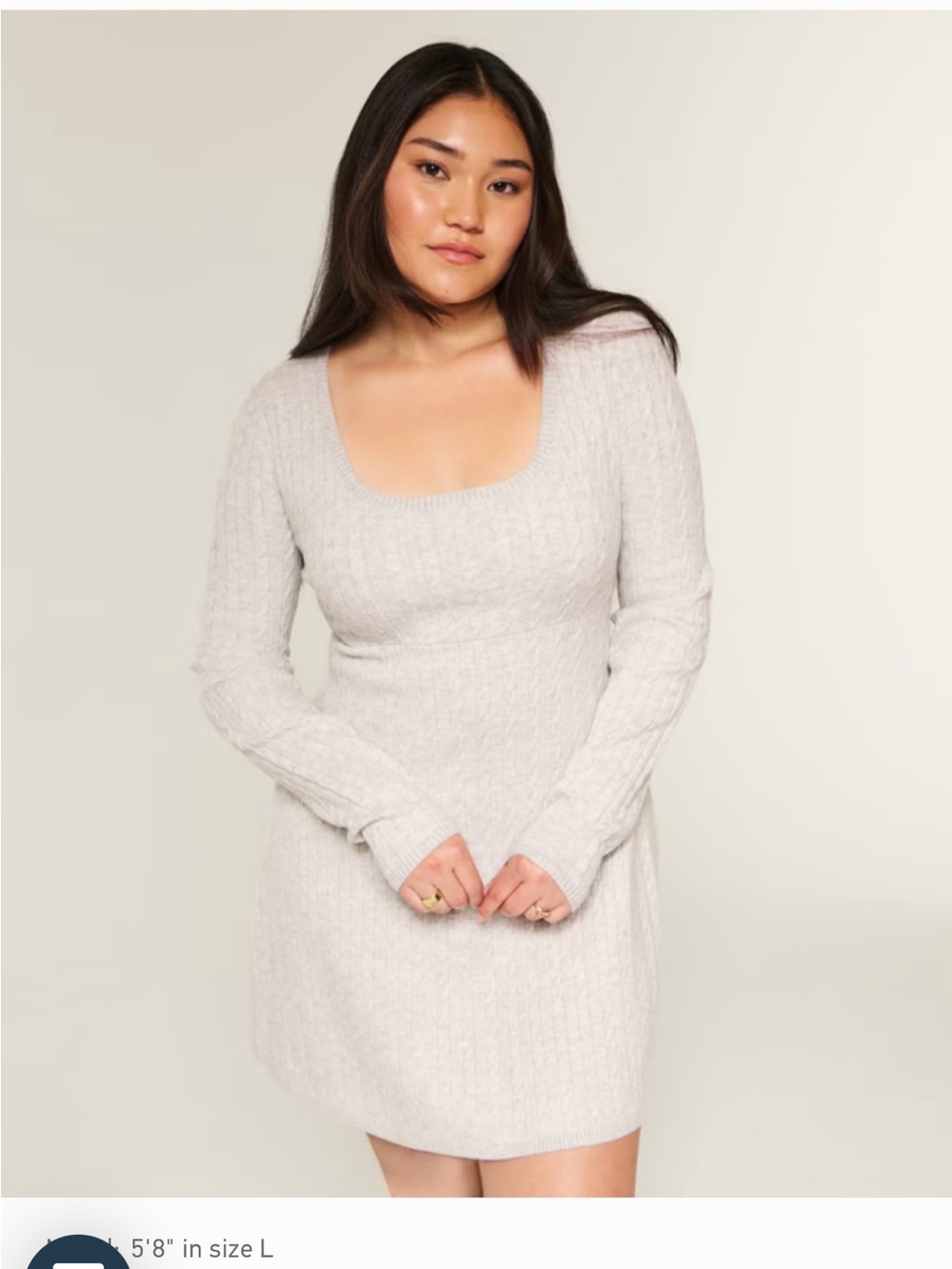 Hollister Babydoll Sweater Dress